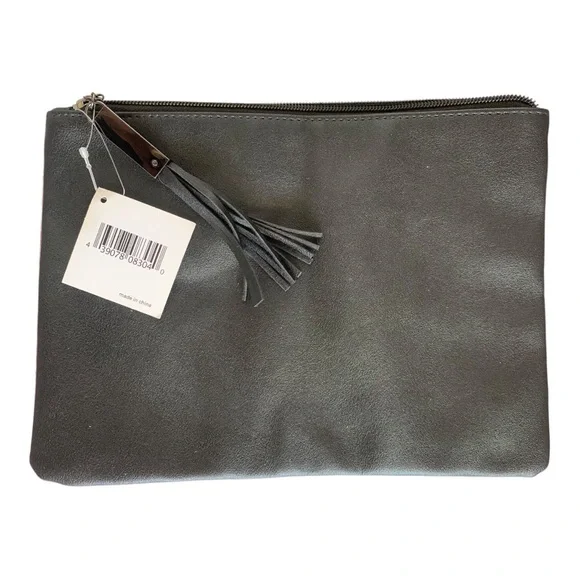 NORDSTRIM BURGANDY VELOUR MAKEUP BAG - Picture 2 of 12